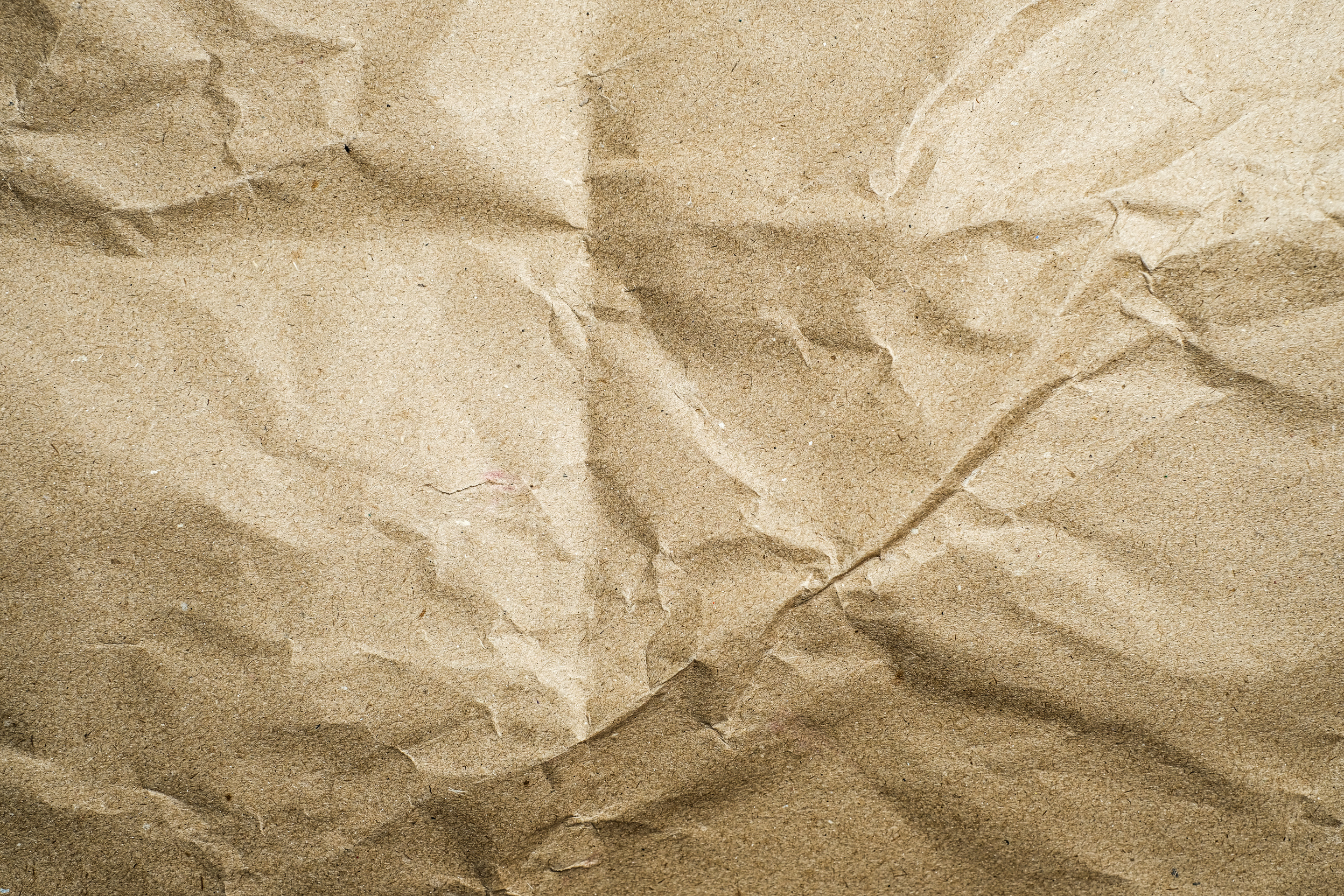 Beige Crumpled Paper